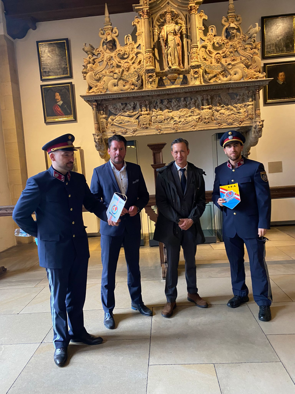 Valentin Tunner, Martin Bornträger, Falk Schnabel, Richard Piber, Foto: IPA Münster