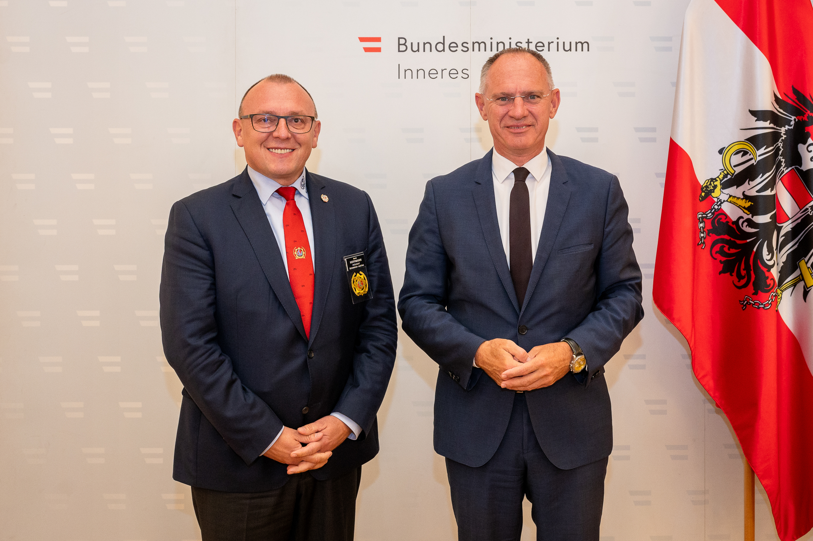 Martin Hoffmann & Gerhard Karner © BMI - Jürgen Makowecz